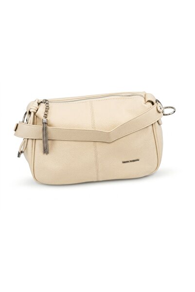 OEM Geantă Crossbody Crem din Piele Ecologică – Eleganță Compactă