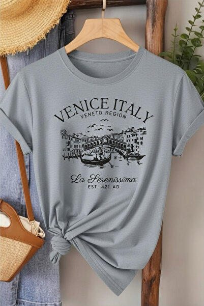 l'eivor Tricou de damă cu imprimeu Veneția Italia
