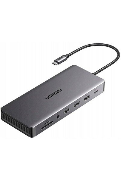 Ugreen Stație de andocare Revodok Pro 313, USB-C PD, 4x USB-A 3.0, USB-C 10 G...