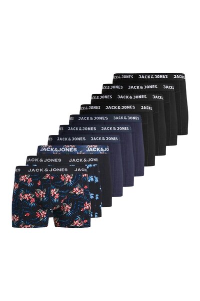 Jack & Jones JACK&JONES Herren Boxershorts, 10er Pack - JACLAMINE FLOWER TRUN...