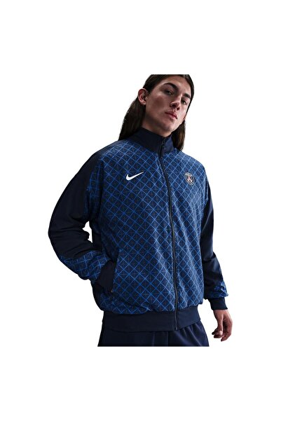 Nike Jachetă de fotbal Dri-FIT pentru bărbați Paris Saint-Germain, model Stri...