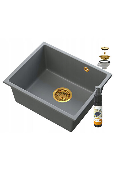 Granitan Set chiuveta bucatarie si spray, Granitan, Granit, Gri