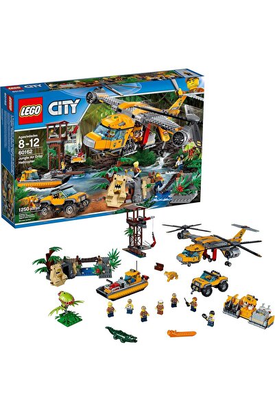 LEGO سيتي جانجل إير دروب هيليكوبتر (60162)