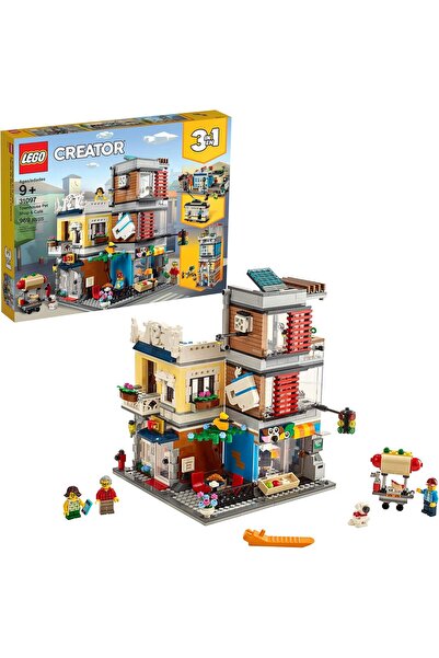 LEGO Creator 3 in 1 Townhouse Pet Shop & Café 31097 Toy Store Building Set wi...
