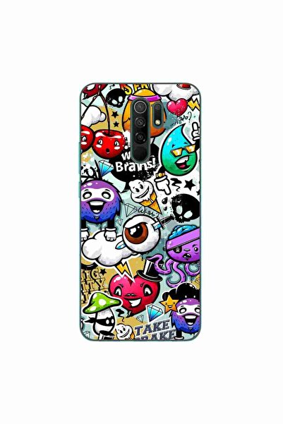 OEM Husa compatibila cu Xiaomi Redmi 9 Silicon Gel Tpu Model Pop Art Graffiti