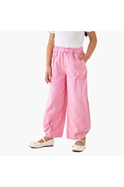 Lee Cooper Relaxed Fit Trousers with Elastic Waist