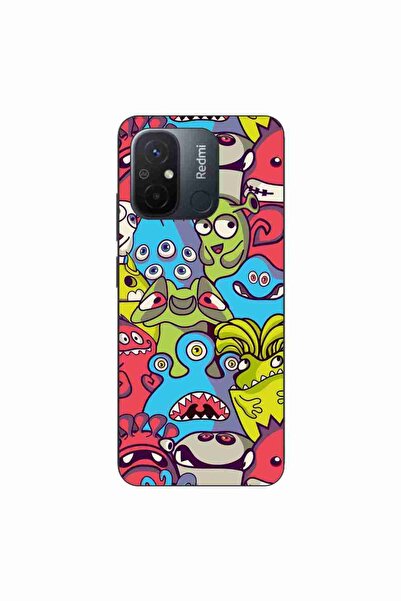 OEM Husa compatibila cu Xiaomi Redmi 12C Silicon Gel Tpu Model Squishi Monsters