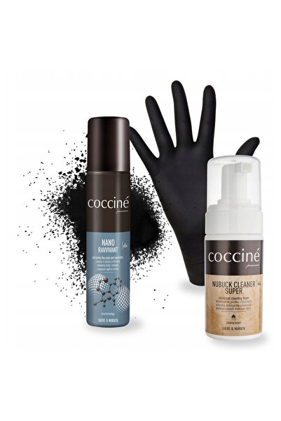 Coccine Kit de curatare pentru piele intoarsa si nubuc, Coccine, 3 in 1, 100 ...