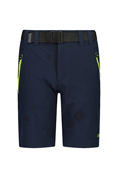 CMP Pantaloni scurți pentru copii 3T51844 SS 2025-Albastru marin/Lime-164