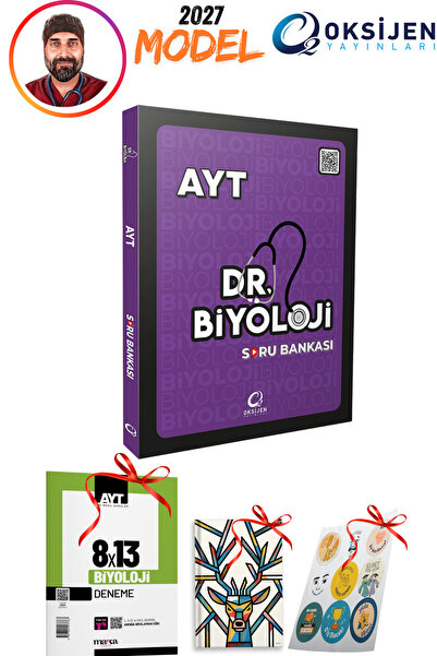 Oksijen Yayınları 2027 Model Dr Biyoloji AYT Soru Bankası Video Çözümlü 3 Hed...