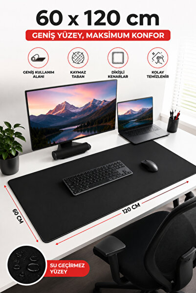 COZY SENSE 60x120 cm XXXL Gaming Mousepad Büyük Boy Çalışma Masası Aksesuarı ...