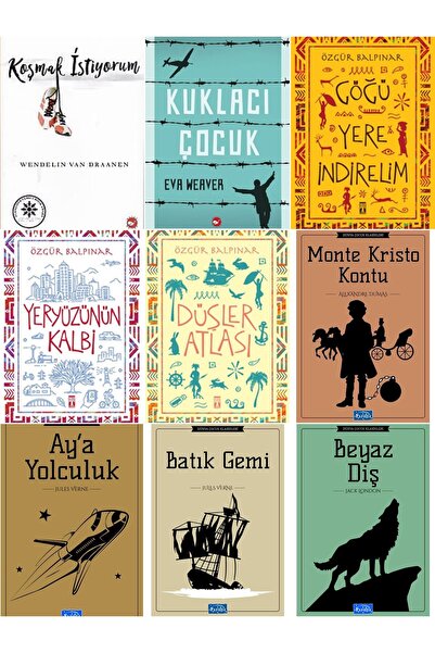 Beyaz Balina Yayınları ORTAOKUL OKUMA SETİ Koşmak İstiyorum,Kuklacı Çocuk,Göğ...