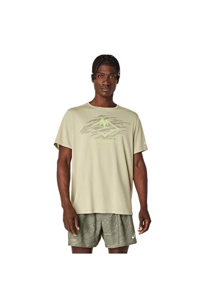 Asics Tricou bărbătesc cu mânecă scurtă: Tricou cu logo Fujitrail L