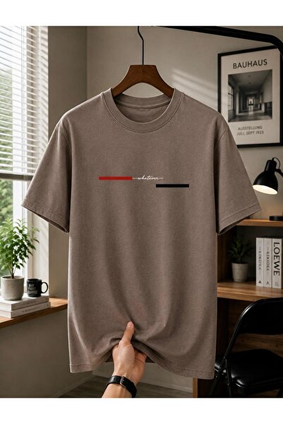 TREND EMMODA Men'S/Unisex Printed Basic Regular T-Shirt