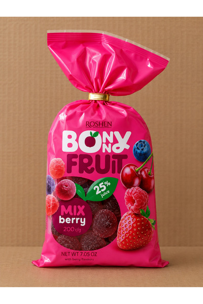 Roshen Bonny Fruit Mix Berry 200 gr