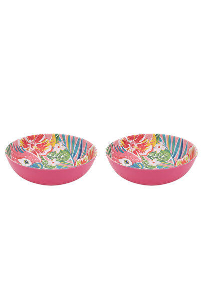 Lucky Art Tropea Melamine Salad Bowl Set 19cm (2 Pieces)