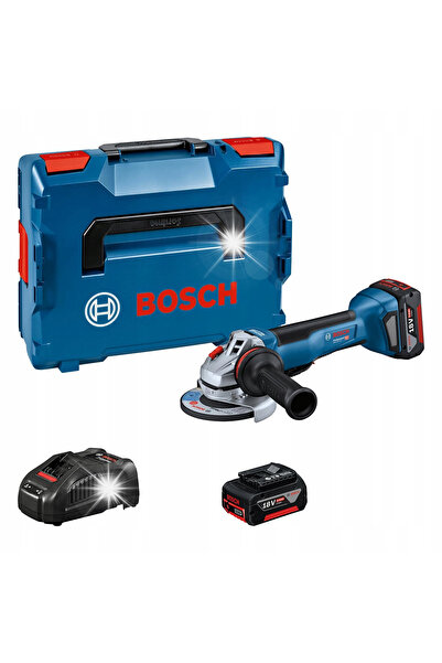 Boschen Polizor unghiular cu acumulator 125mm GWS 18V-10P 2*5.0AH - 6019J4101...