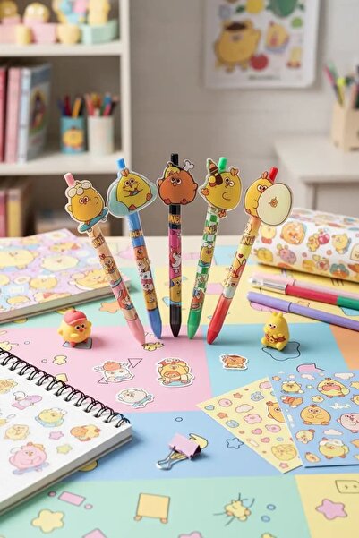 Miniso Lisanslı Dundun Metaverse Serisi Akrilik Figürlü Jel Kalem 0.5 Mm (Tek...