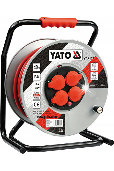 VOREL by YATO Prelungitor cu tambur 40m 3*2,5mm YATO YT-8107