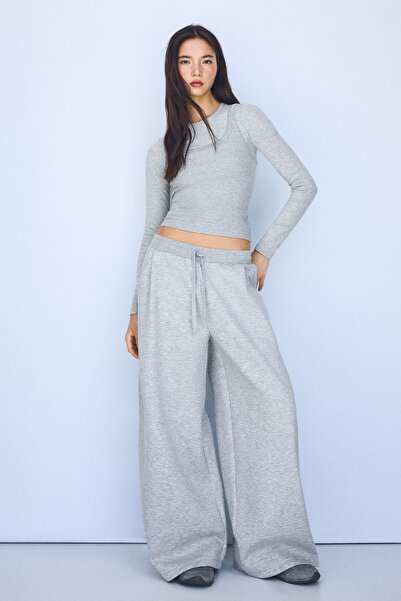 Bershka Modal barrel fit pantolon