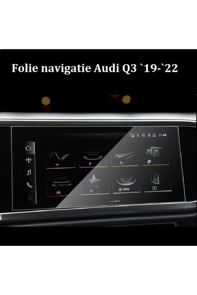 GIDA-CRIS Folie sticla securizata pentru ecran navigatie GC117, compatibil Au...