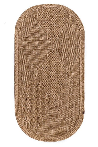 Halımax Boho 01 Naturel Oval Jüt Halı Yolluk Jüt Taban Jüt Kilim Hasır Halı O...