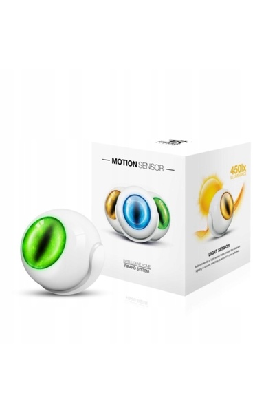Fibaro Senzor de mișcare și temperatură FGMS, conectivitate Wi-Fi