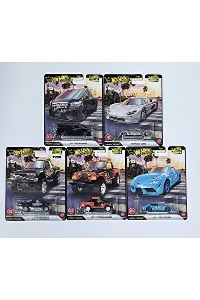 HOT WHEELS Premium Boulevard 5'li Set Toyota Alphard Koenigsegg CC850 Toyota ...