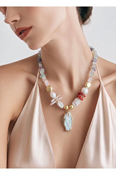 Hello Neo Jewelry Barok İnci Kolye