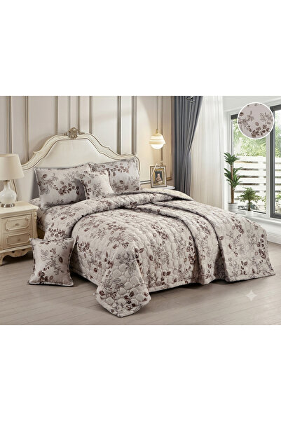 Generic Double Compressed 6-Piece Summer Quilt Set – Tranquil Elegance & Soft...