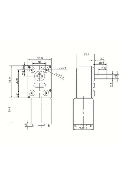 Generic JGY 370 12V 30RPM Worm Gear Motor Kit with PWM Speed Controller Bracket