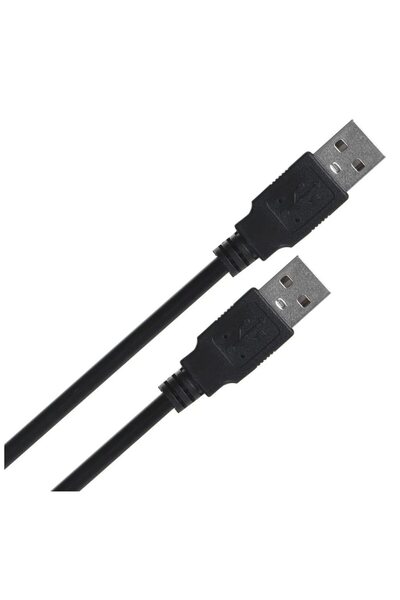 Lanberg USB 2.0 кабел, тип A към USB 2.0 тип A, 42772, дължина 100 см, черен