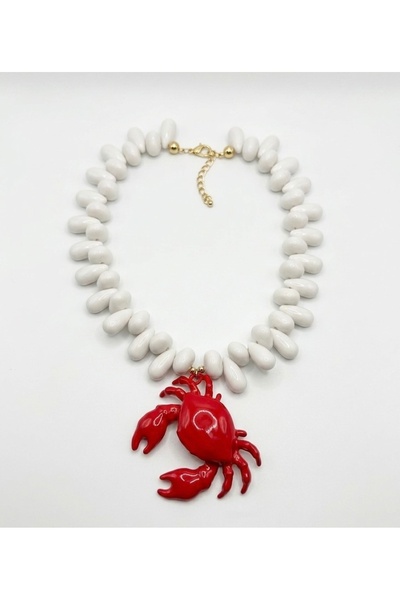 ByLindAtelier Mini Sirena Crab Kolye