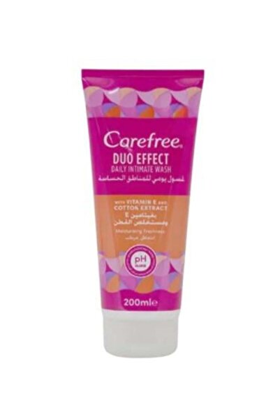 Carefree غسول مزدوج الفعالية بفيتامين E وخلاصة القطن من كيرفري - 200 مل