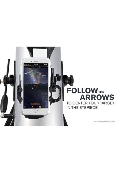 Celestron StarSense LT 114AZ Reflector Telescope, Black/Gray