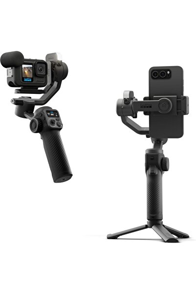 GoPro Multi-Device Gimbal Stabilizer with AI Fluid Pro, AI Tracking, Built-in...