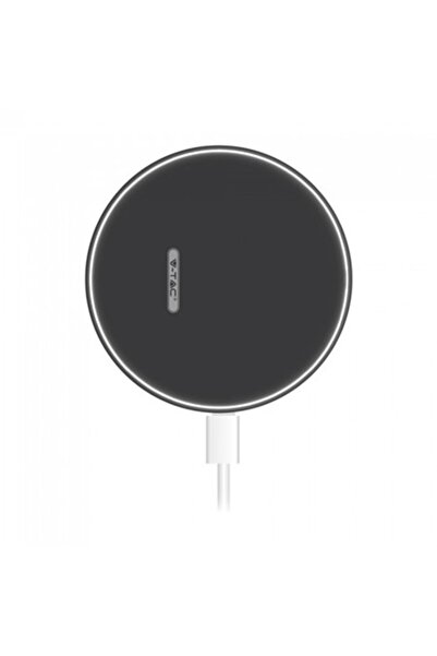 V-TAC Încărcător wireless Qi rapid de 5A - Negru