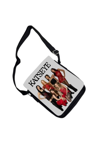 OEM Personalized Katseye Kpop Girls Group Bag, Black, 18x20x6 cm