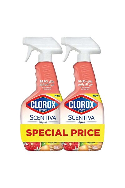 Clorox منظف سنتيفا متعدد الاستخدامات خالٍ من المبيضات برائحة حديقة الحمضيات ف...