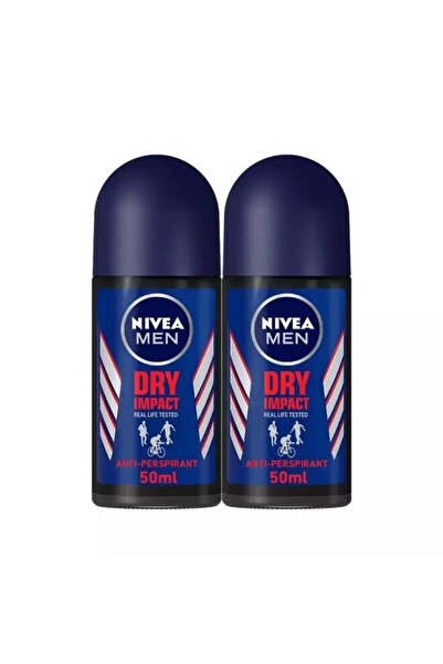 NIVEA مزيل عرق للرجال دراي إمباكت، مضاد للتعرق - 2 × 50 مل