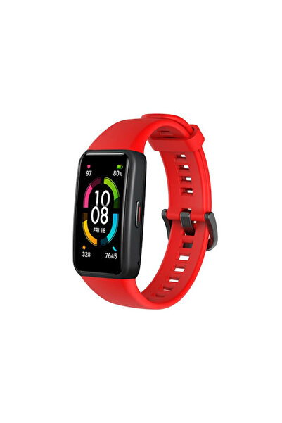 OEM Λουράκι Σιλικόνης Κόκκινο (Honor Band 6)