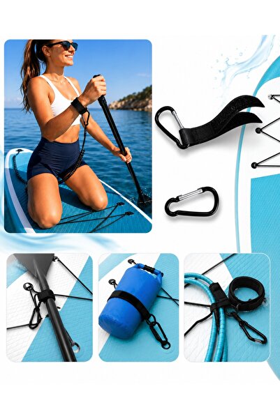 DEXTRON SUP Board Çok Amaçlı Karabinalı Cırtlı Sabitleme Aparatı