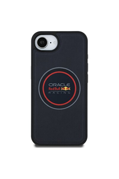 Red Bull Carcasă rigidă MagSafe cu logo țesut pentru iPhone 16e - Albastru marin