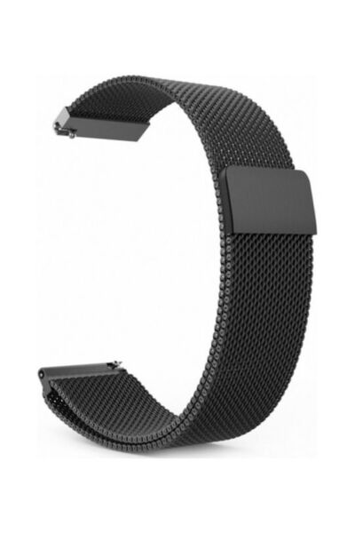 OEM Λουράκι Garmin από ανοξείδωτο ατσάλι, μαύρο