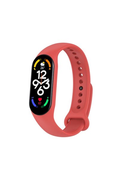 OEM Λουράκι Σιλικόνης Κόκκινο (Smart Band 7) 1234DQ879A981