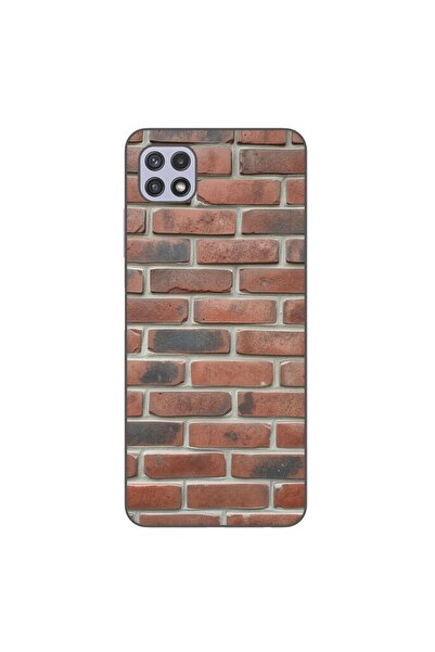 OEM Husa compatibila cu Samsung Galaxy A22 5G Silicon Gel Tpu Model Brick Wall