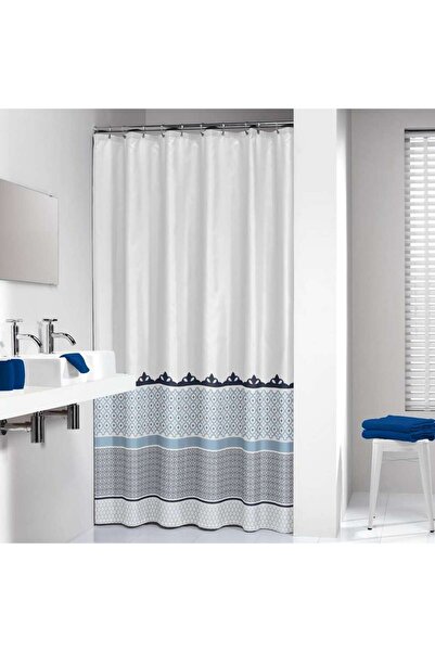 Sealskin Μαρακές 180x200 μπλε υφασμάτινη κουρτίνα μπάνιου 235281324