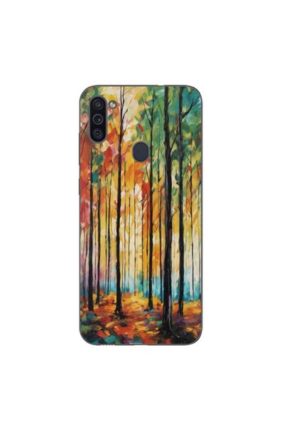 OEM Husa compatibila cu Samsung Galaxy A11 Silicon Gel Tpu Model Colored Fore...