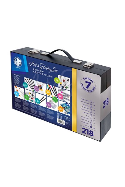 Astra Set de arta valiza din lemn ART&HOBBY - 218el 602124001