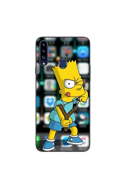 OEM Калъф, съвместим със Samsung Galaxy A20S, силиконов гел TPU, с мотив Симп...